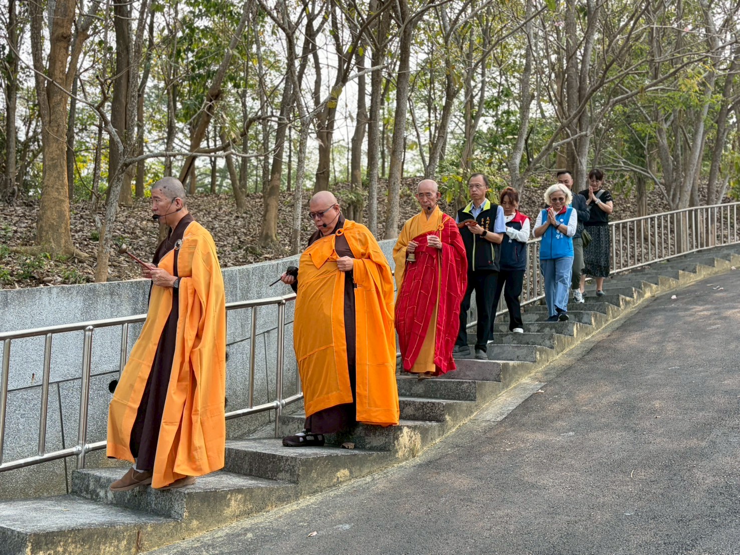 圖片：115年3月28日大內生命紀念園區清明追思法會，共10張